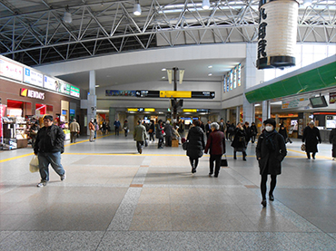 小田原駅からの道順