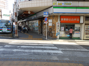 小田原駅からの道順